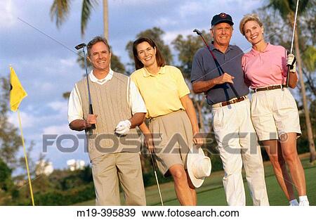 friends golfing View Large Photo Image Stock Photo - friends golfing. Fotosearch