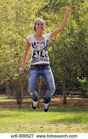 Stock Photo - friends in the park. Fotosearch