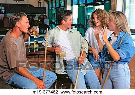 friends shooting pool View Large Photo Image Stock Image - friends shooting pool. Fotosearch
