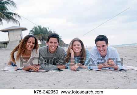 Stock Image - Friends. Fotosearch