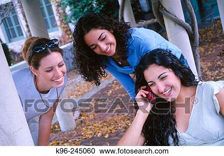 Stock Image - Friends. Fotosearch