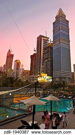 from emirate towers in dubai View Large Photo Image Stock Photo - from emirate towers in dubai. Fotosearch