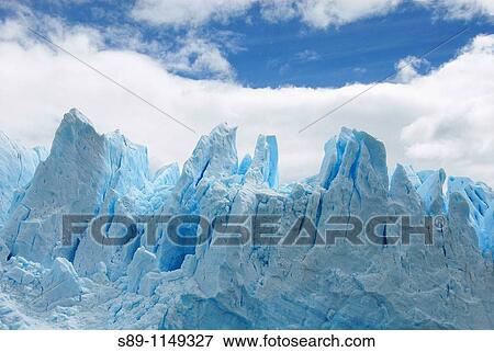Front of the glacier Perito Moreno Argentina View Large Photo Image Stock Photo - Front of the glacier Perito Moreno Argentina. Fotosearch