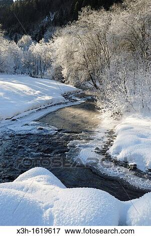 frost over the Dranse d? Abondance river, Haute-Savoie department, Rhone-Alpes region, France, Europe View Large Photo Image Stock Photo - frost over the Dranse d? Abondance river, Haute-Savoie department, Rhone-Alpes region, France, Europe. Fotosearch