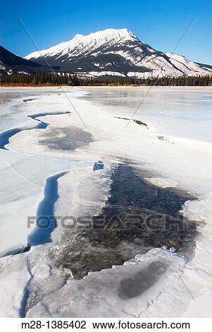 Frozen Athabasca River, Jasper National Park Alberta Canada View Large Photo Image Stock Image - Frozen Athabasca River, Jasper National Park Alberta Canada. Fotosearch