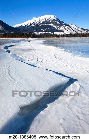 Frozen Athabasca River, Jasper National Park Alberta Canada View Large Photo Image Stock Photo - Frozen Athabasca River, Jasper National Park Alberta Canada. Fotosearch