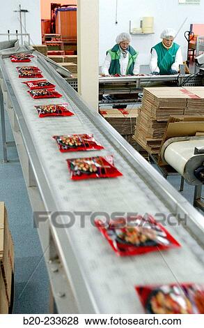 Frozen food industry, packing line. Navarre. Spain View Large Photo Image Stock Photo - Frozen food industry, packing line. Navarre. Spain. Fotosearch