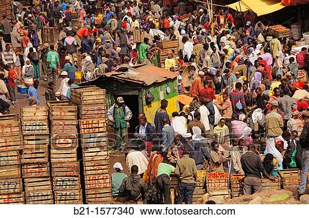 Fruits market by the Piazza area, at Addis Ababa, Ethiopia View Large Photo Image Stock Image - Fruits market by the Piazza area, at Addis Ababa, Ethiopia. Fotosearch