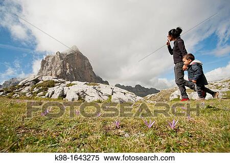 Fuente D? National Park Picos de Europa Cantabria Spain View Large Photo Image Stock Photography - Fuente D? National Park Picos de Europa Cantabria Spain. Fotosearch