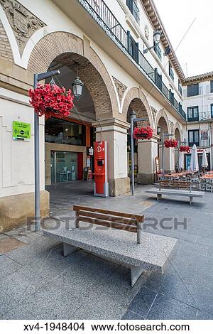 Fueros Square of Tudela, Navarre. View Large Photo Image Picture - Fueros Square of Tudela, Navarre.. Fotosearch