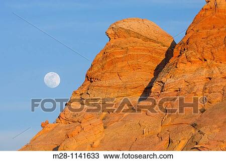 Full moon, South Coyote Buttes, Vermilion Cliffs Wilderness Utah View Large Photo Image Stock Image - Full moon, South Coyote Buttes, Vermilion Cliffs Wilderness Utah. Fotosearch