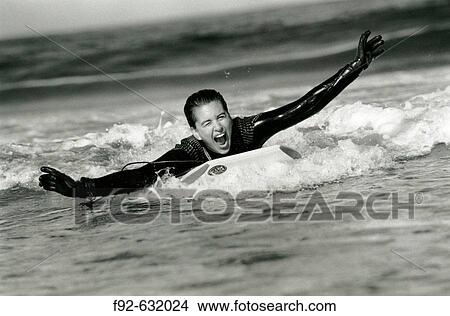 Picture - Fun of buggee boarding. Fotosearch