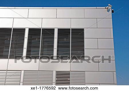Stock Image - Fundacio Building University of Bages, Manresa, Catalonia, Spain. Fotosearch