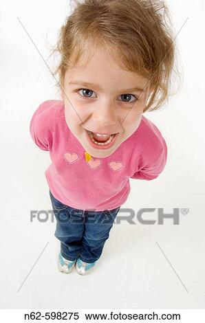 Funny blonde girl View Large Photo Image Stock Photography - Funny blonde girl. Fotosearch