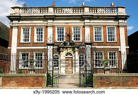 Stock Photography - Fydell House, home of Thomas Fydell, in the centre of the Lincolnshire town of Boston, England, UK.. Fotosearch