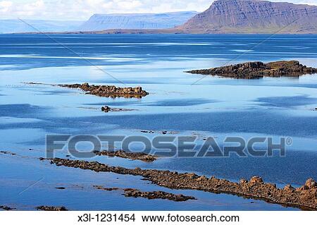 Picture - Fyord Breidafjordur West Iceland. Fotosearch