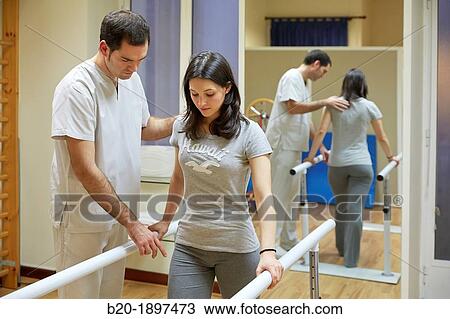 Gait training in parallel Gym Physiotherapy medical center, Donostia, San Sebastian, Gipuzkoa, Basque Country, Spain View Large Photo Image Stock Image - Gait training in parallel Gym Physiotherapy medical center, Donostia, San Sebastian, Gipuzkoa, Basque Country, Spain. Fotosearch