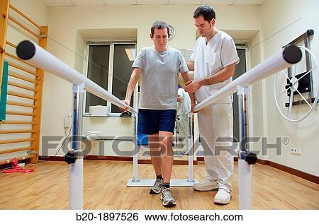 Gait training in parallel Gym Physiotherapy medical center, Donostia, San Sebastian, Gipuzkoa, Basque Country, Spain View Large Photo Image Stock Photograph - Gait training in parallel Gym Physiotherapy medical center, Donostia, San Sebastian, Gipuzkoa, Basque Country, Spain. Fotosearch