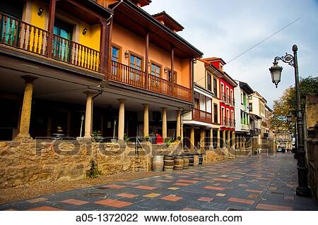 Galiana Street Aviles Asturias Spain. View Large Photo Image Stock Image - Galiana Street Aviles Asturias Spain.. Fotosearch