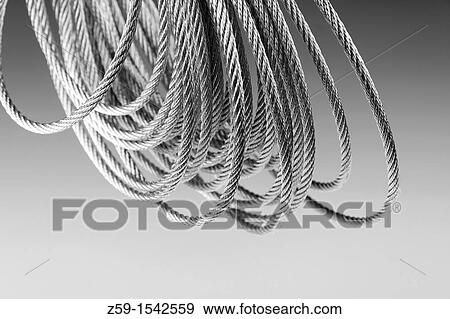galvanised or galvanized steel wire View Large Photo Image Stock Photo - galvanised or galvanized steel wire. Fotosearch