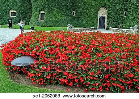 Stock Photo - Garden, Castell de Peralada, Peralada, Catalonia, Spain. Fotosearch