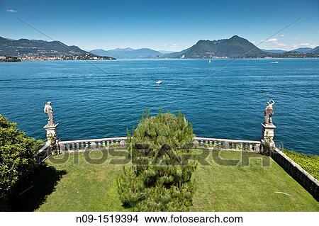 Garden of isola bella, Lake Maggiore, Italy. View Large Photo Image Picture - Garden of isola bella, Lake Maggiore, Italy.. Fotosearch