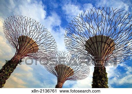 Gardens by the Bay, Singapore. View Large Photo Image Stock Image - Gardens by the Bay, Singapore.. Fotosearch