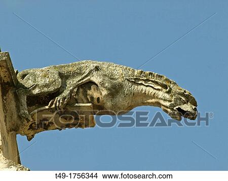 gargoyle of the cathedral of Palencia View Large Photo Image Picture - gargoyle of the cathedral of Palencia. Fotosearch