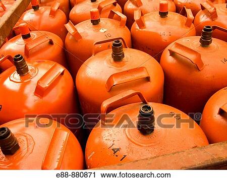 Gas bottles View Large Photo Image Stock Image - Gas bottles. Fotosearch