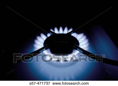 Stock Photo - gas burner. Fotosearch