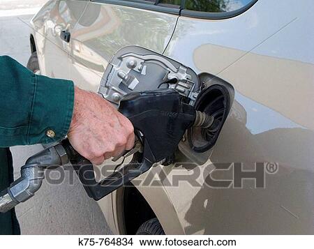 Picture - Gas pump. Fotosearch