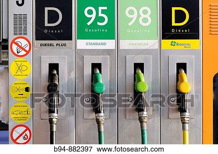Gas station View Large Photo Image Stock Photo - Gas station. Fotosearch