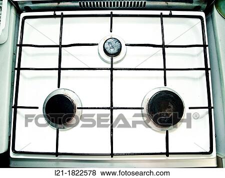Stock Photo - Gas stove.. Fotosearch