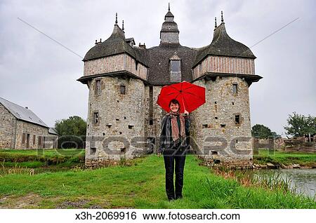 Gatehouse of the Manor de la Saucerie, La Haute-Chapelle, around Domfront, Orne department, Lower Normandy region, France, Western Europe. View Large Photo Image Stock Photograph - Gatehouse of the Manor de la Saucerie, La Haute-Chapelle, around Domfront, Orne department, Lower Normandy region, France, Western Europe.. Fotosearch
