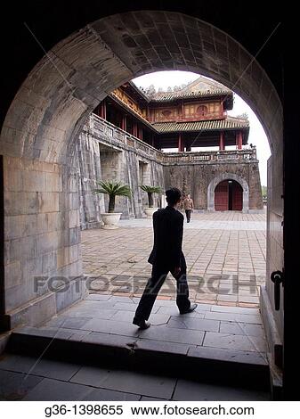 Gateway to Imperial Palace in Hue, Vietnam View Large Photo Image Stock Photography - Gateway to Imperial Palace in Hue, Vietnam. Fotosearch