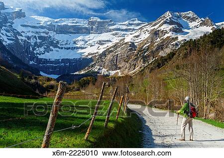 Gavarnie glacier cirque. View Large Photo Image Stock Image - Gavarnie glacier cirque.. Fotosearch