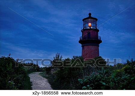 Gay Head Lighthouse, Aquinnah, Martha's Vineyard, Massachusetts, USA View Large Photo Image Stock Photo - Gay Head Lighthouse, Aquinnah, Martha's Vineyard, Massachusetts, USA. Fotosearch