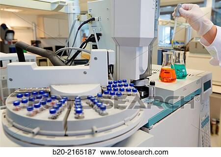 Stock Photo - GC / MS. Gas chromatograph with mass detector.. Fotosearch