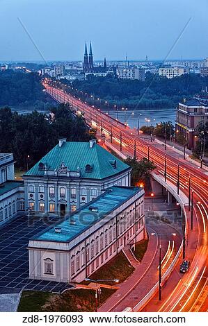 gdanski bridge, warsaw. View Large Photo Image Stock Image - gdanski bridge, warsaw.. Fotosearch