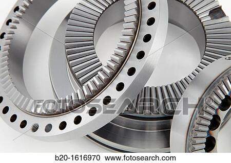 Stock Image - Gears, Couplings, Mechanical Industry. Fotosearch
