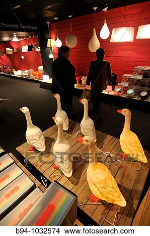 Geese-shaped lamps for sale at Vin? on design shop, Barcelona, Catalonia, Spain View Large Photo Image Picture - Geese-shaped lamps for sale at Vin? on design shop, Barcelona, Catalonia, Spain. Fotosearch