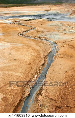 Geological field of Hverir, Myvatn lake, Iceland View Large Photo Image Stock Image - Geological field of Hverir, Myvatn lake, Iceland. Fotosearch
