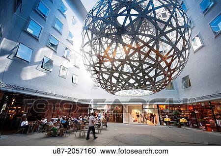 Germany, Bavaria, Munich, Fuenf Hoefe, Shopping Passage, Art Installation by Olafur Eliason. View Large Photo Image Stock Image - Germany, Bavaria, Munich, Fuenf Hoefe, Shopping Passage, Art Installation by Olafur Eliason.. Fotosearch
