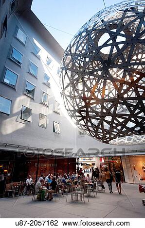 Germany, Bavaria, Munich, Fuenf Hoefe, Shopping Passage, Art Installation by Olafur Eliason. View Large Photo Image Stock Image - Germany, Bavaria, Munich, Fuenf Hoefe, Shopping Passage, Art Installation by Olafur Eliason.. Fotosearch