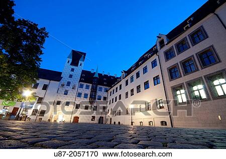 Germany, Bavaria, Munich, Halter Hof 2 Courtyard, Tower. View Large Photo Image Stock Image - Germany, Bavaria, Munich, Halter Hof 2 Courtyard, Tower.. Fotosearch