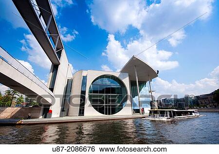 Germany, Berlin, Band des Bundes Government Ministries Complex Straddles the River Spree. View Large Photo Image Stock Photograph - Germany, Berlin, Band des Bundes Government Ministries Complex Straddles the River Spree.. Fotosearch