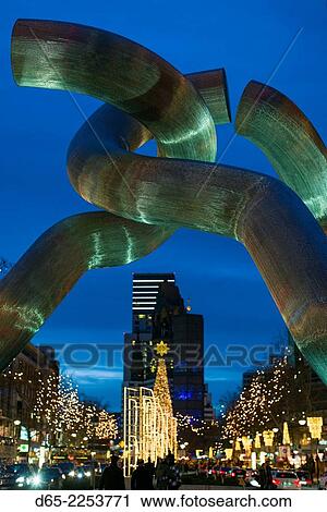 Germany, Berlin, Charlottenburg, Kurfurstendam, Berlin sculpture by Brigitta and Martin Matschinsky with Kaiser Wilhelm Memorial Church in the background, dusk. View Large Photo Image Stock Image - Germany, Berlin, Charlottenburg, Kurfurstendam, Berlin sculpture by Brigitta and Martin Matschinsky with Kaiser Wilhelm Memorial Church in the background, dusk.. Fotosearch