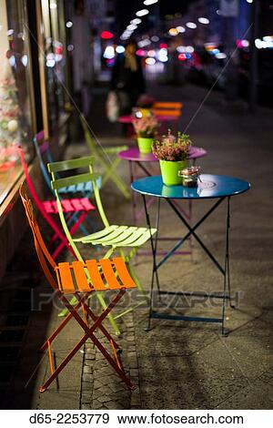 Germany, Berlin, Charlottenburg, Savigny Platz, cafe tables. View Large Photo Image Stock Photo - Germany, Berlin, Charlottenburg, Savigny Platz, cafe tables.. Fotosearch