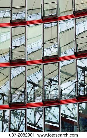 Stock Image - Germany, Berlin, Potsdamer Platz, Sony Center.. Fotosearch