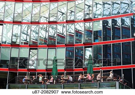Germany, Berlin, Potsdamer Platz, Sony Center. View Large Photo Image Stock Photo - Germany, Berlin, Potsdamer Platz, Sony Center.. Fotosearch